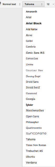 google-docs-fonts
