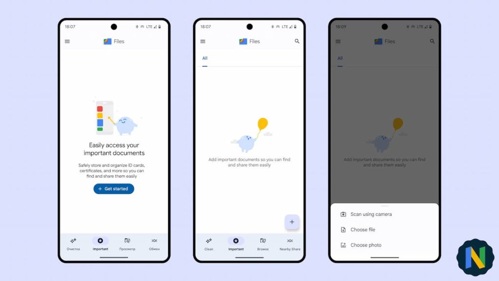 Imagem relacionada a Google está desenvolvendo recurso de armazenamento seguro de arquivos no Files