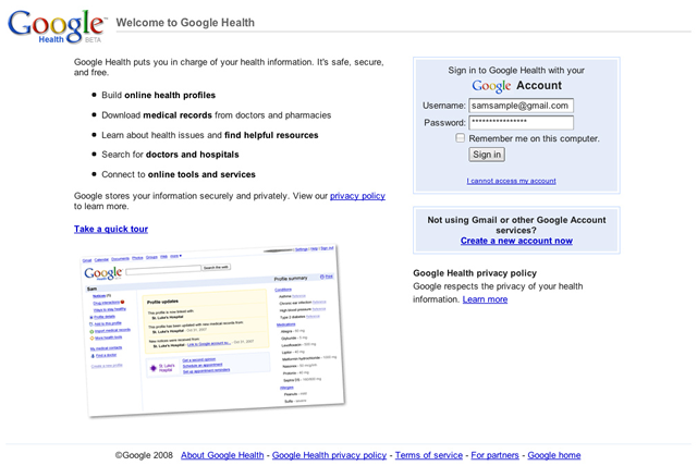Google health