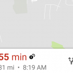 Imagem relacionada a Google Maps para Android exibe limite de velocidade da via