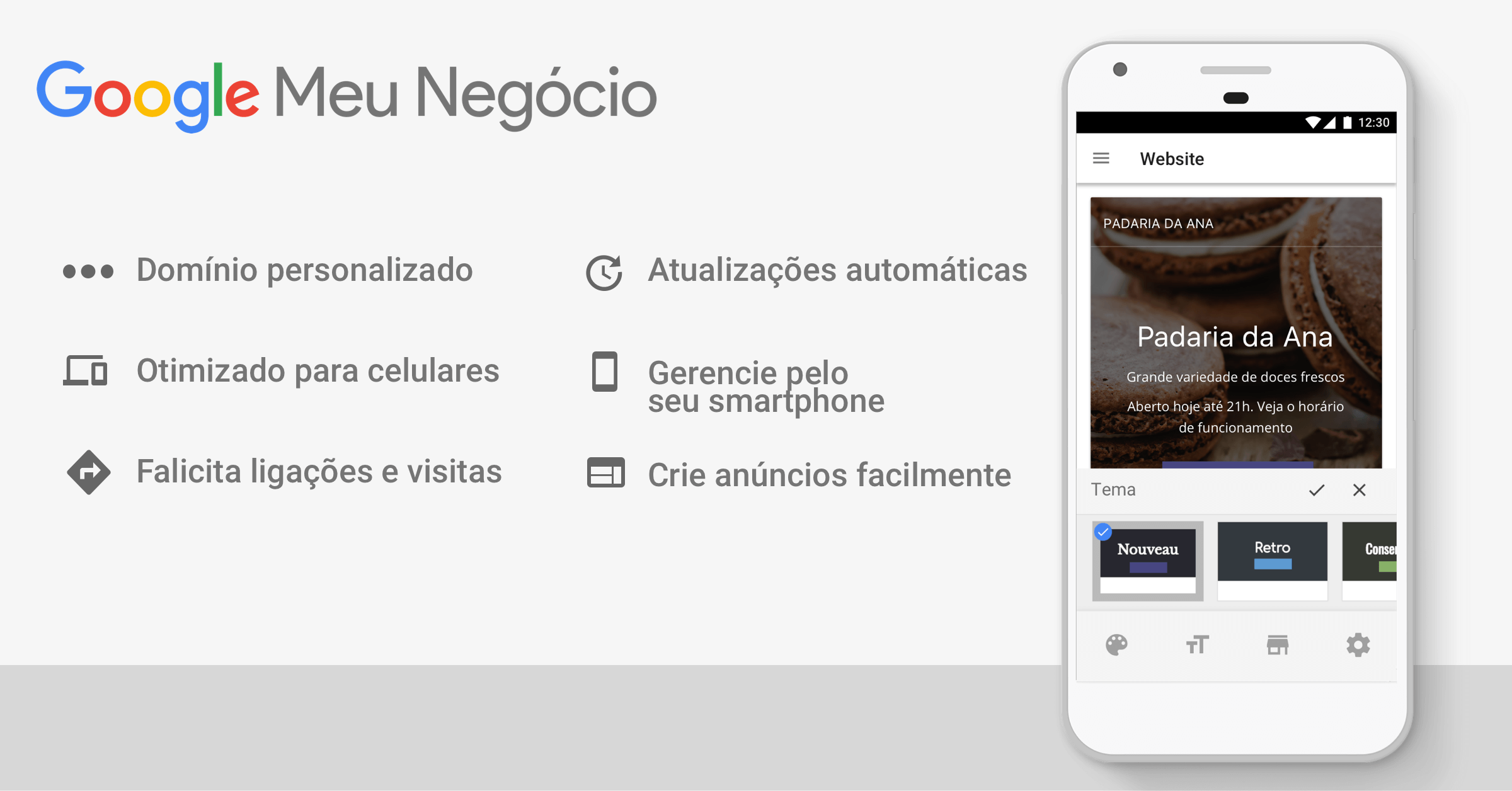 Imagem relacionada a Google Meu Negócio agora permite criar website gratuito