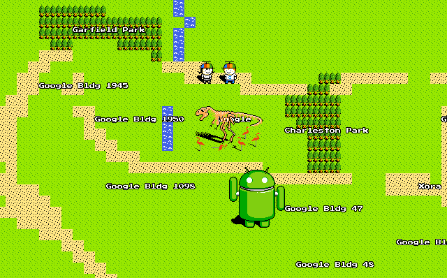 google-mountain-view-8bit Imagem relacionada a Google anuncia Google Maps 8-bit para NES