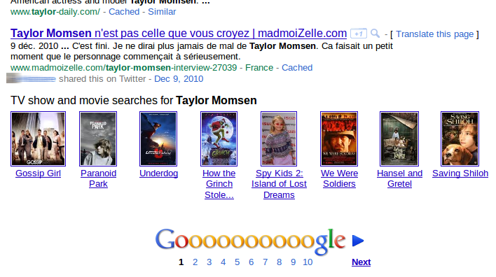 google-movie-show Imagem relacionada a Google experimenta melhorias nas pesquisas relacionadas