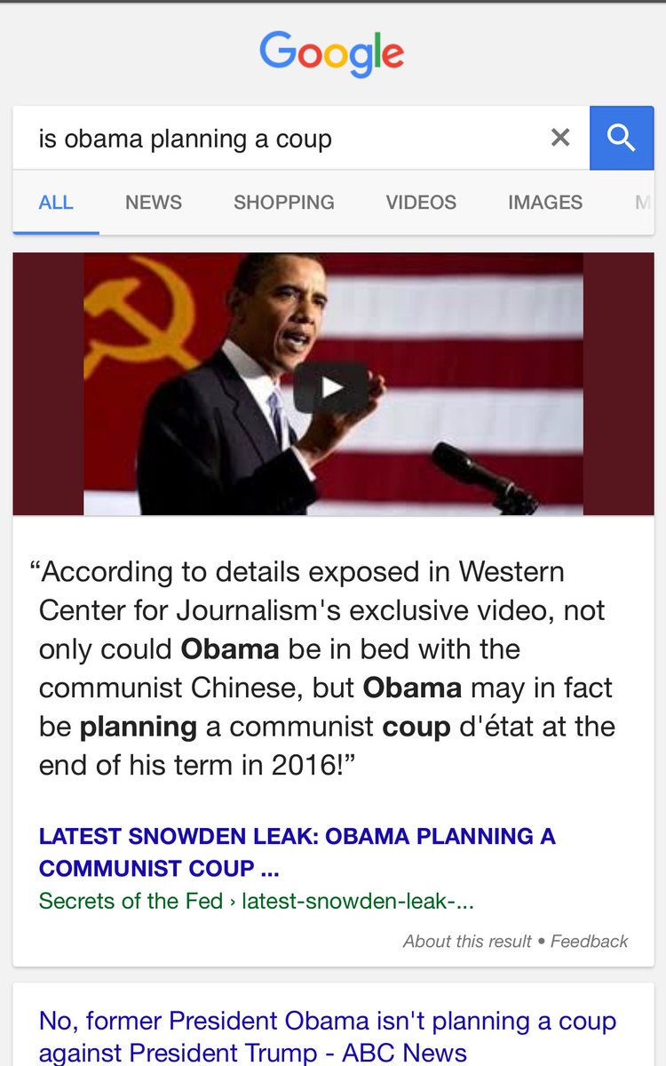 Imagem relacionada a Notícia falsa invade 'snippets em destaque' do Google