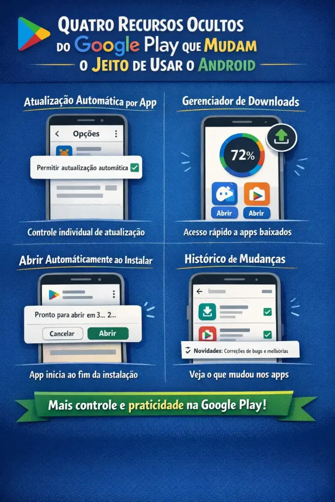 google play recursos resumo