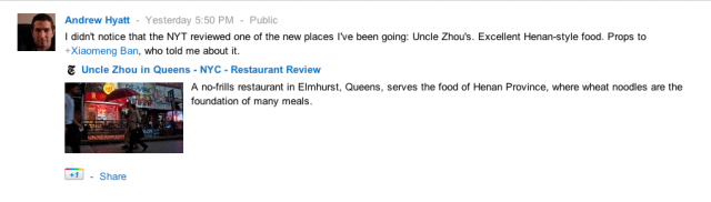 google-plus-post Imagem relacionada a Google destaca posts do Google+ nos resultados de pesquisa