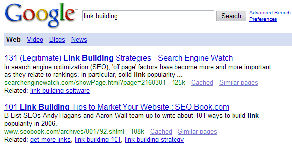 Imagem relacionada a Google Beta exibe pesquisas relacionadas abaixo dos resultados de buscas