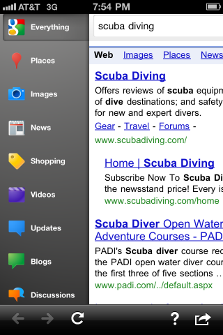 google-search-app-iphone2 Imagem relacionada a Novo Google Search App para iPhone e iPod touch