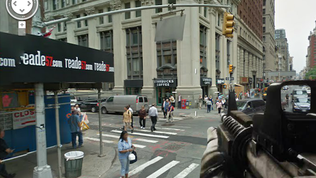 Imagem relacionada a Google Shoot View, o Call of Duty do Street View