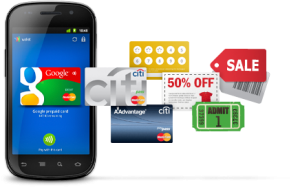 Imagem relacionada a Google Wallet, a carteira eletrônica do Google