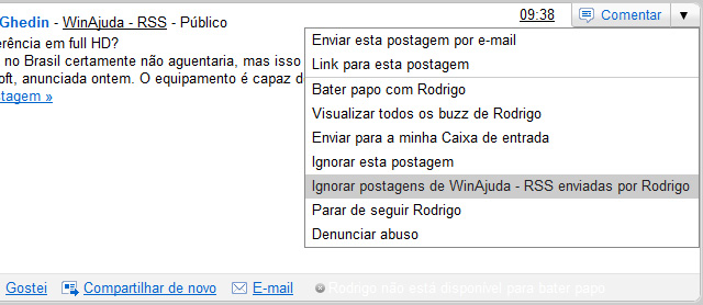 Imagem relacionada a Google Buzz implementa filtro de conteúdo