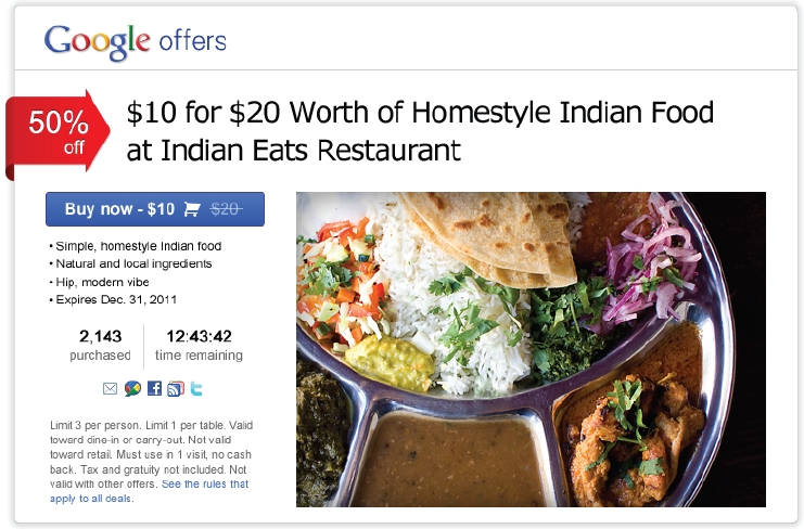 google_offers Imagem relacionada a Google pode lançar o Google Offers, concorrente ao Groupon