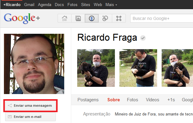 Imagem relacionada a Google+ ganha opção de envio de mensagem direta