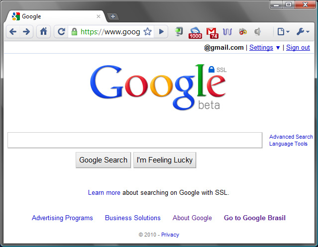 Imagem relacionada a Google Search ganha conexão segura via https