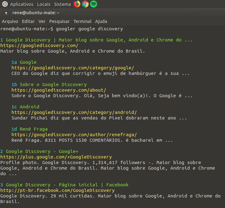 Imagem relacionada a Googler é uma ferramenta em linha de comando para buscar no Google
