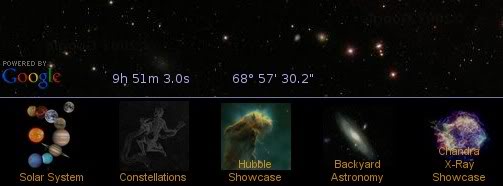 Imagem relacionada a Google Sky: Descubra e Explore online todo o Universo
