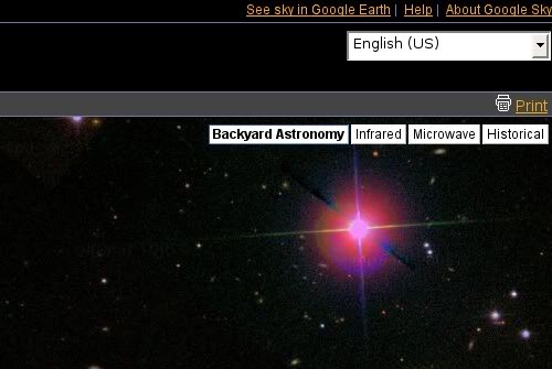 Imagem relacionada a Google Sky: Descubra e Explore online todo o Universo