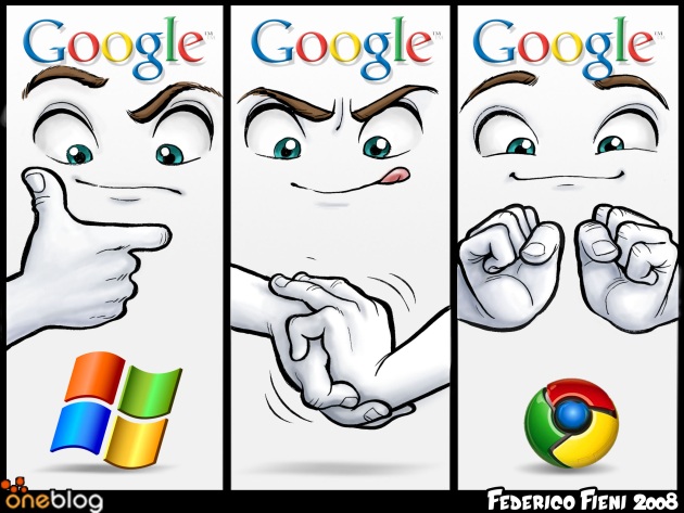 Imagem relacionada a Google Chrome vs Microsoft Windows [humor]