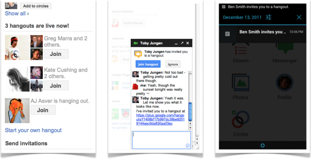 Imagem relacionada a Google anuncia novidades nos Hangouts do Google+