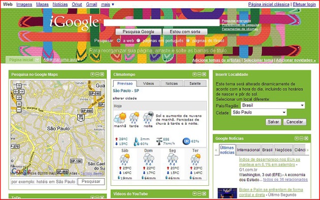 havaianas Imagem relacionada a Havaianas ganha tema especial no iGoogle