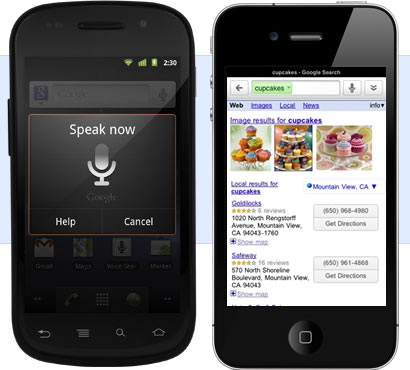 Imagem relacionada a Google Brasil anuncia Pesquisa por Voz e Navegação por GPS no Android e iPhone