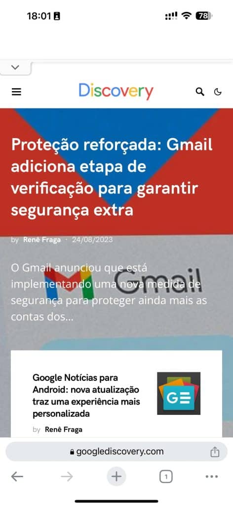 Imagem relacionada a Chrome para iPhone permite mover a barra de endereço para a parte inferior da tela