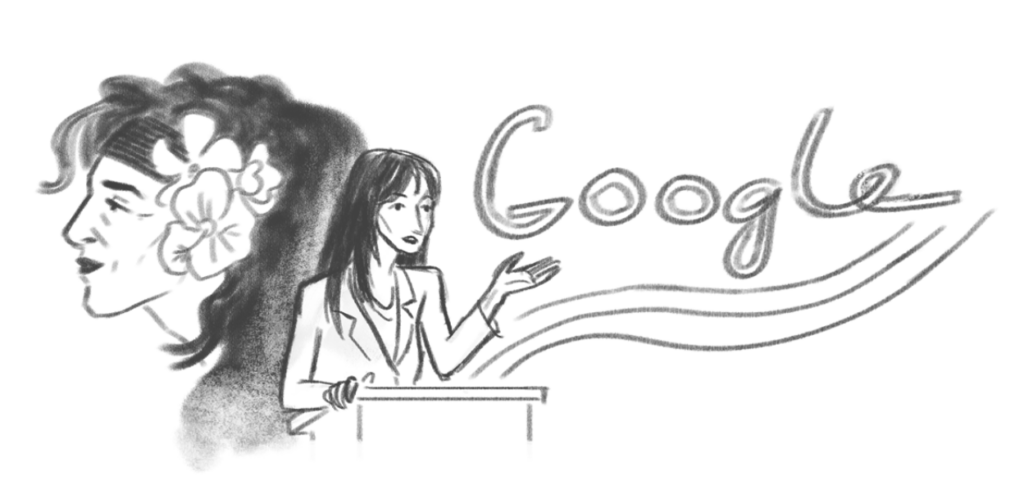 Imagem relacionada a Janaína Dutra, líder travesti do movimento LGBT, ganha Doodle do Google