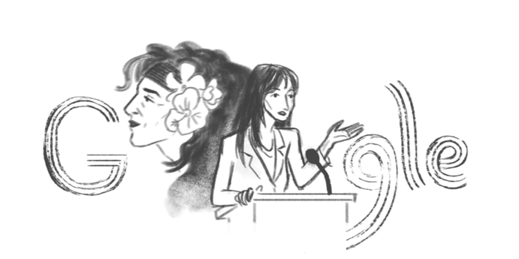 Imagem relacionada a Janaína Dutra, líder travesti do movimento LGBT, ganha Doodle do Google