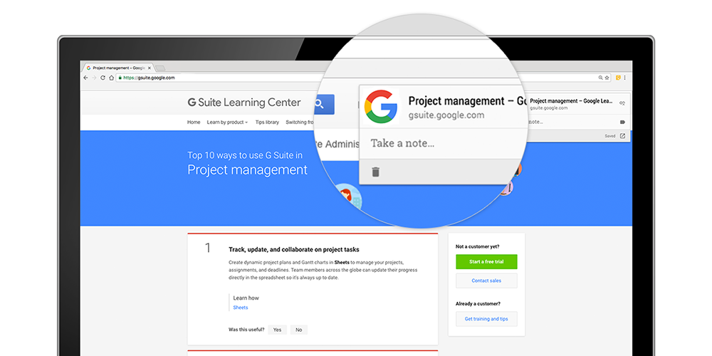 Imagem relacionada a Como integrar o Keep com outros produtos do Google?