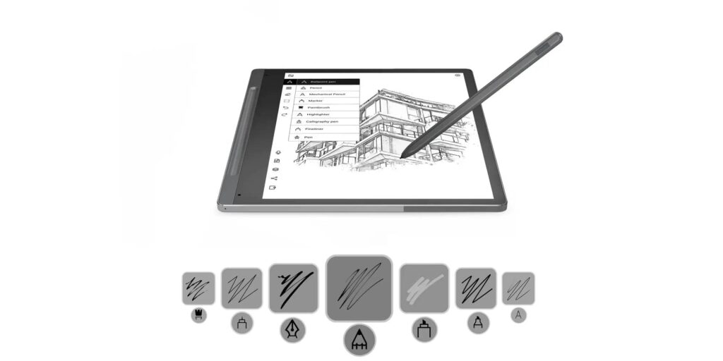 Imagem relacionada a Lenovo Smart Paper é um tablet e-ink com Android