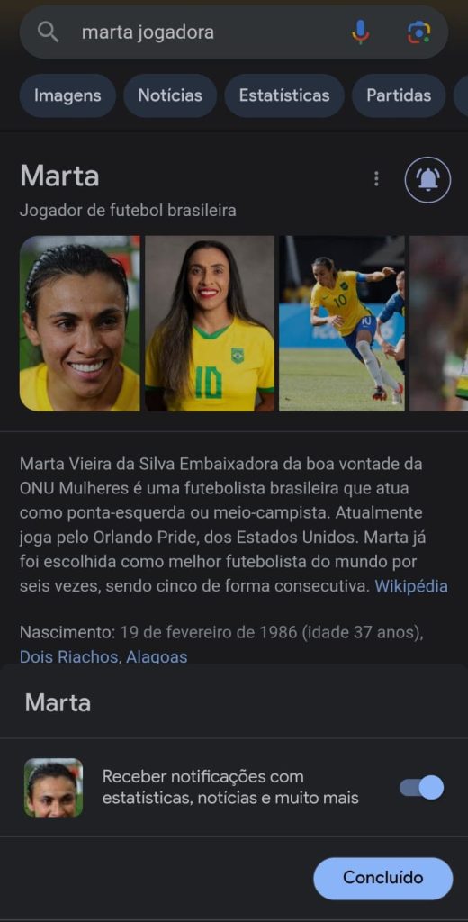 Imagem relacionada a Jogos ao vivo, estatísticas e vídeos: como o Google ajuda você a acompanhar a Copa do Mundo Feminina da FIFA