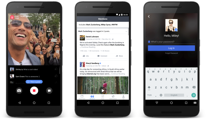 Imagem relacionada a Facebook Mentions agora disponível para Android