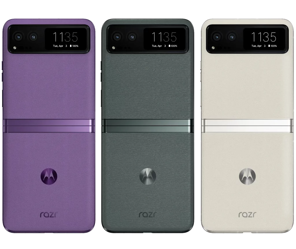 Imagem relacionada a Motorola apresenta nova geração de smartphones dobráveis: Motorola razr 40 ultra e o Motorola razr 40