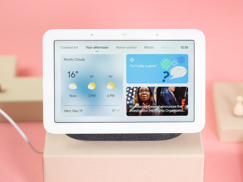 Imagem relacionada a Google lança atualização com Fuchsia para o Nest Hub de segunda geração