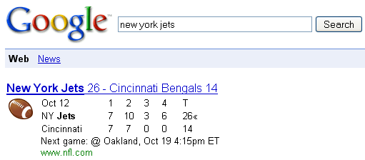 nfl2 Imagem relacionada a Google adiciona informações especiais sobre a NFL nos resultados de pesquisas