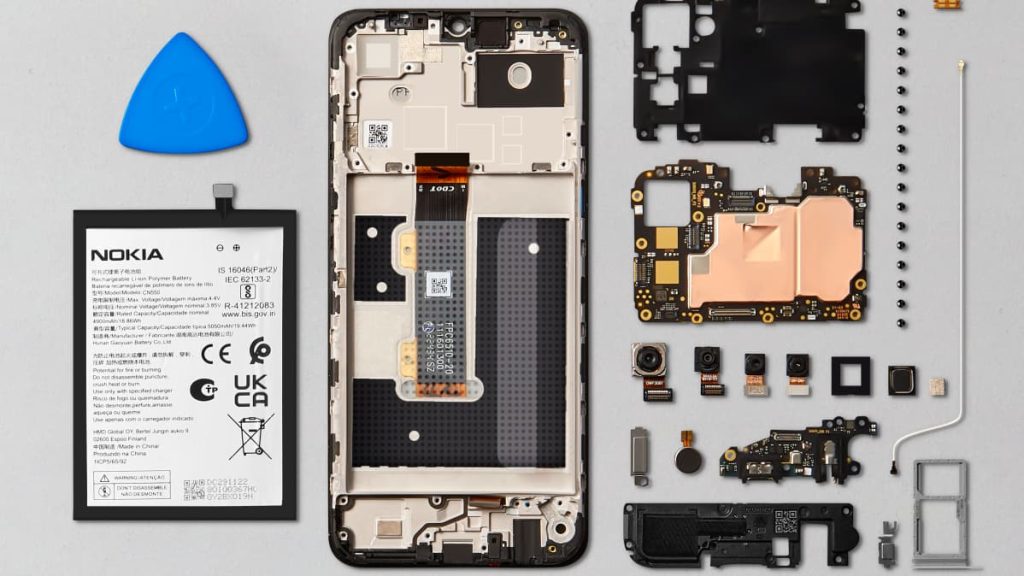 Imagem relacionada a Novo smartphone Nokia G22 é projetado para reparabilidade