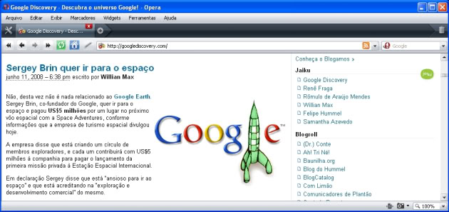 Imagem relacionada a Opera 9.5 ganha versão final
