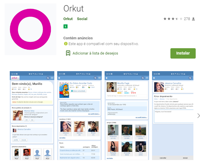 Imagem relacionada a Orkut voltou? A resposta é não