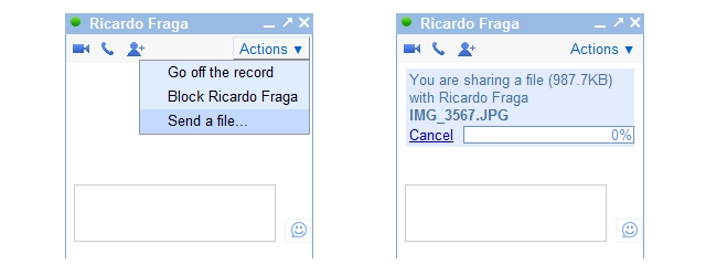 Imagem relacionada a Google Talk para Orkut e iGoogle ganha transferência de arquivos