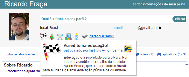 Imagem relacionada a Instituto Ayrton Senna lança campanha "Acredito na educação!" no Orkut