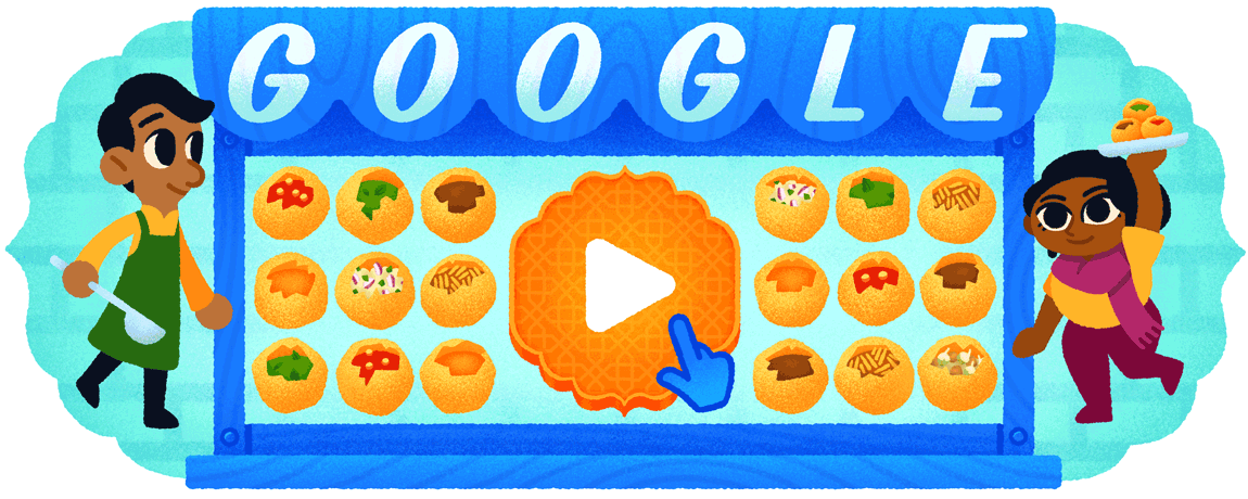 Imagem relacionada a Google celebra o Pani Puri com Doodle interativo