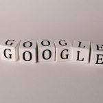 google spelled on letter cubes