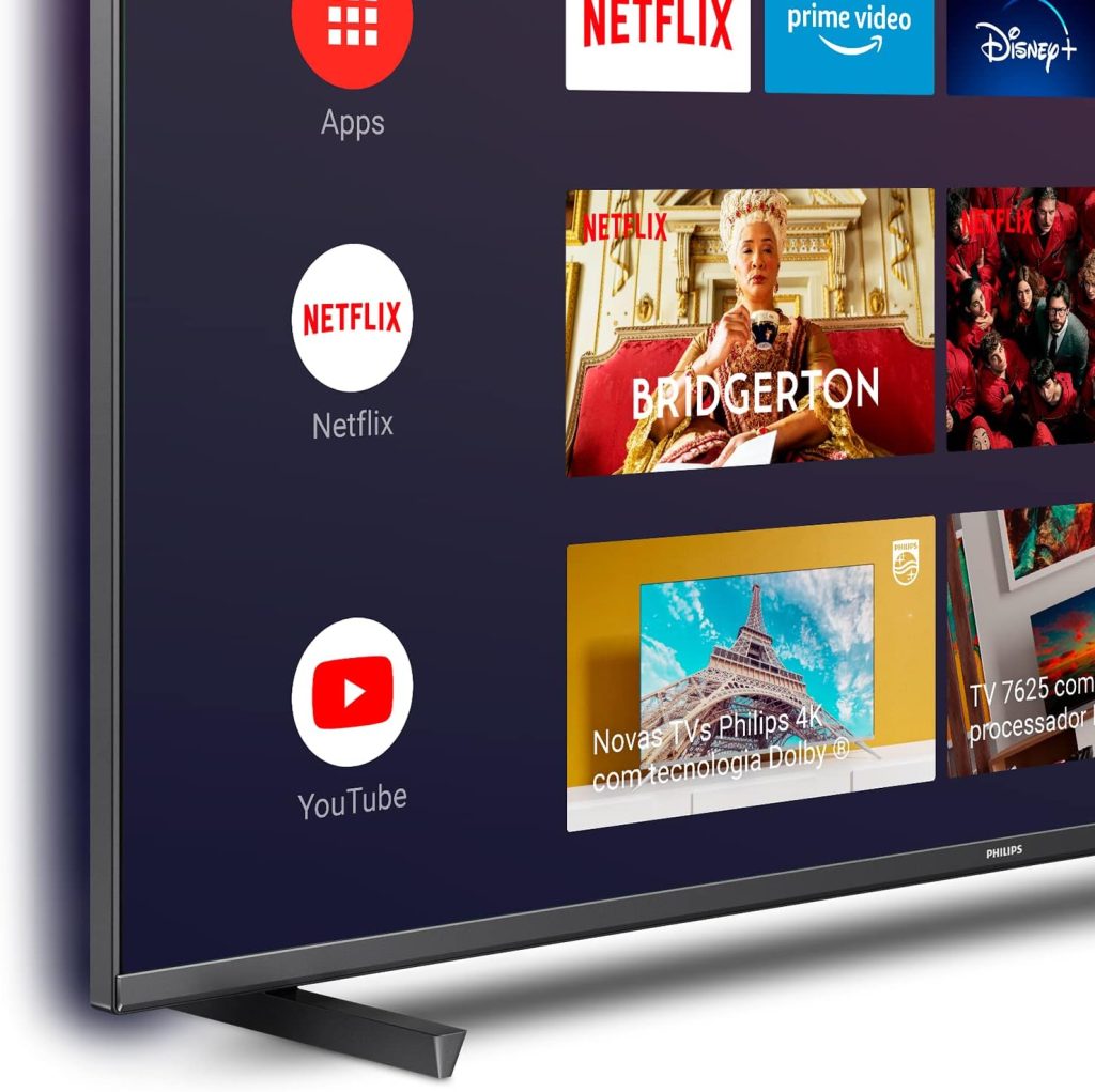Imagem relacionada a Oferta: TV Philips 55 polegadas com Android TV e Google Assistente com menor preço na Amazon