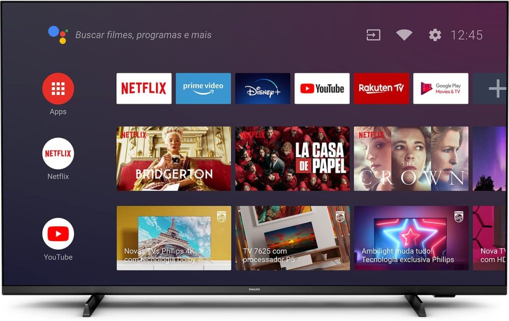 Imagem relacionada a Só hoje: TV Philips de 70 polegadas com Android TV por apenas R$4.189,04!