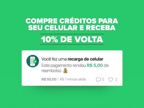 Imagem relacionada a PicPay para Android devolve 10% ao fazer recarga de celular