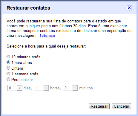 restaurar-contatos Imagem relacionada a Gmail lança novo recurso para restaurar contatos