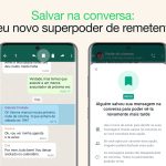 Imagem relacionada a WhatsApp traz nova opção de 'Salvar na conversa' para mensagens que expiram