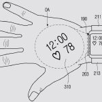 Imagem relacionada a Patente da Samsung mostra smartwatch que projeta informações na mão do usuário