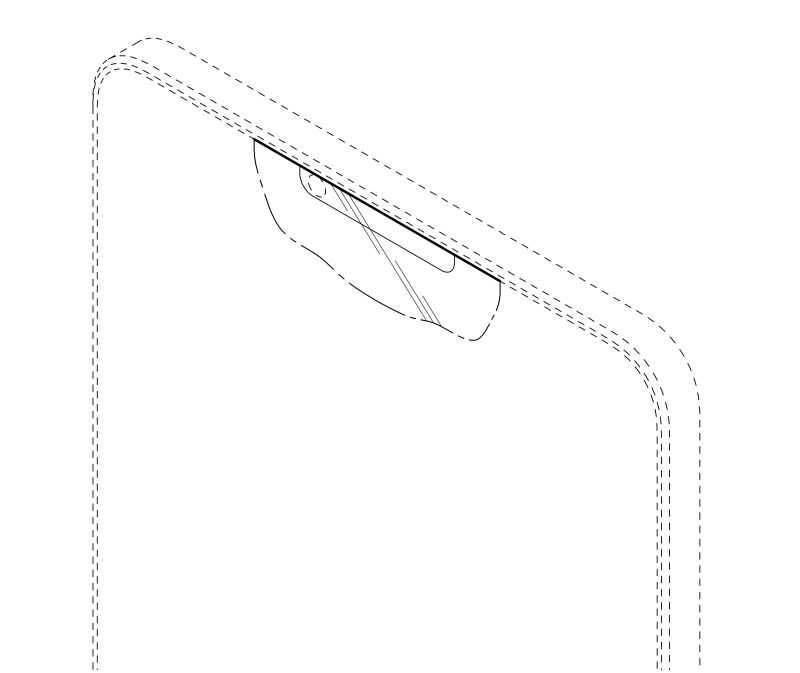 Imagem relacionada a Patente da Samsung revela que Galaxy S9 pode ter tela igual ao iPhone X