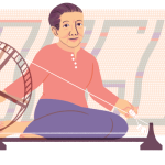 Imagem relacionada a Google celebra 104º aniversário da artista tailandesa Sanda Bunsidth